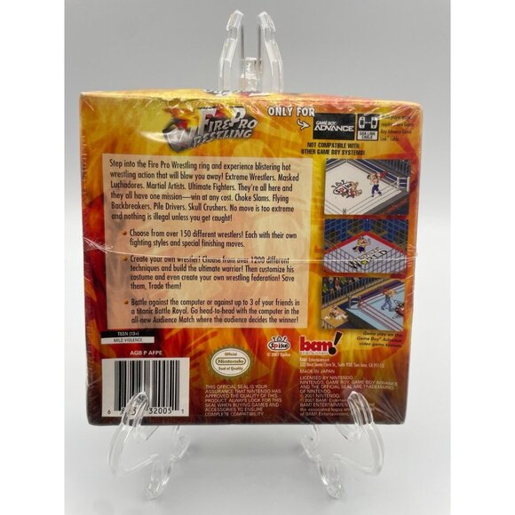 Gameboy advance Fire Pro Wrestling factory sealed - Picture 2 of 6